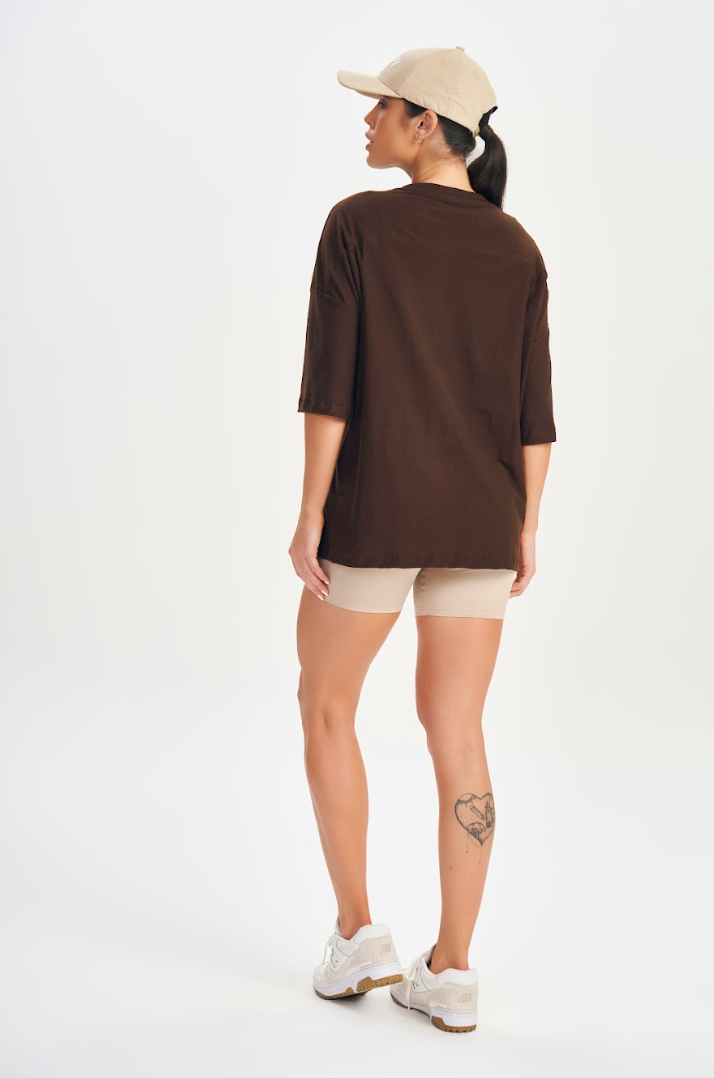 Blusa Oversize Marrón