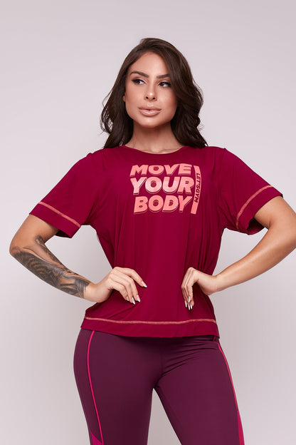 Blusa Pulse Marsala