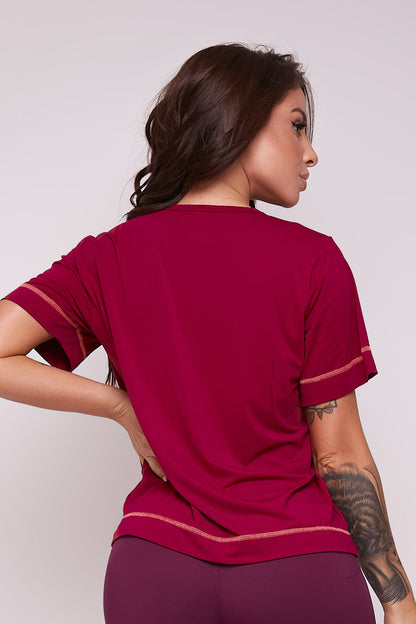 Blusa Pulse Marsala