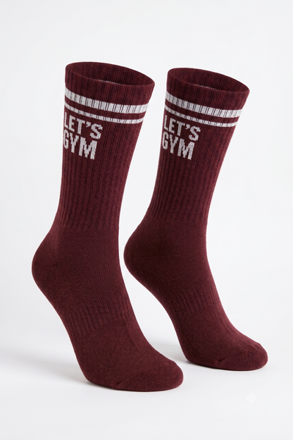 Medias Burgundy