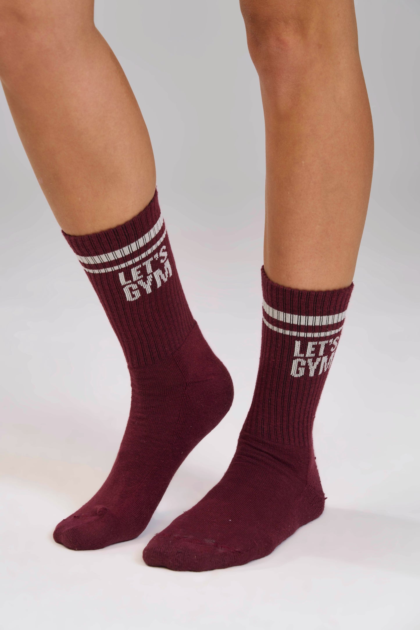 Medias Burgundy