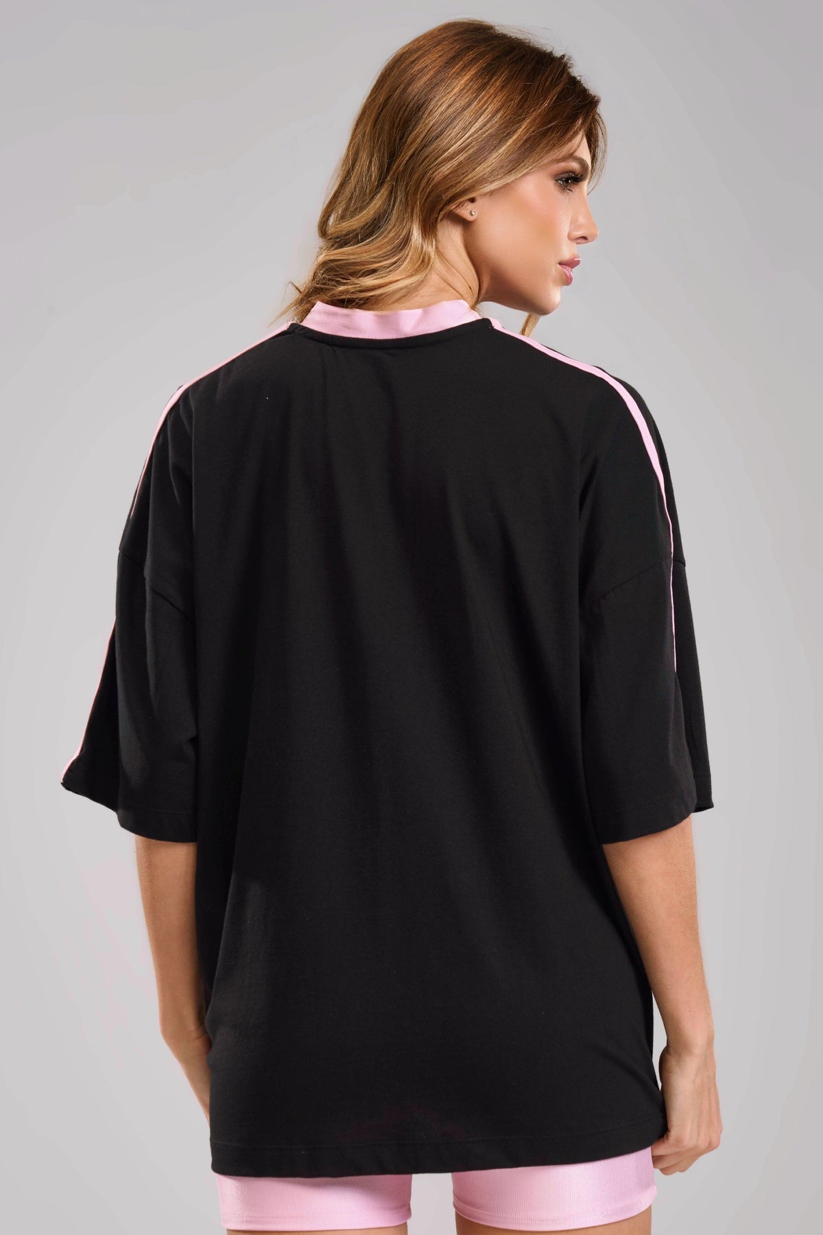 Camiseta Athletic Oversize negra