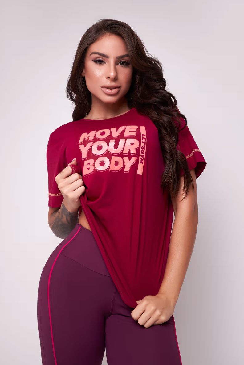 Blusa Pulse Marsala