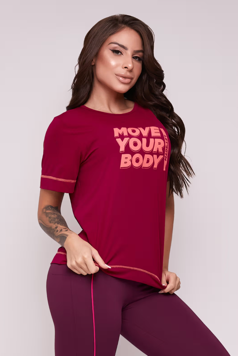 Blusa Pulse Marsala