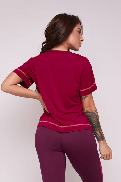 Blusa Pulse Marsala