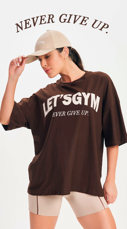 Blusa Oversize Marrón