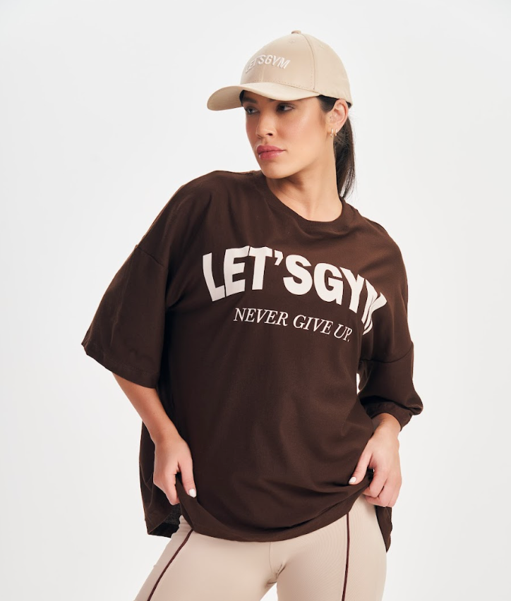 Blusa Oversize Marrón
