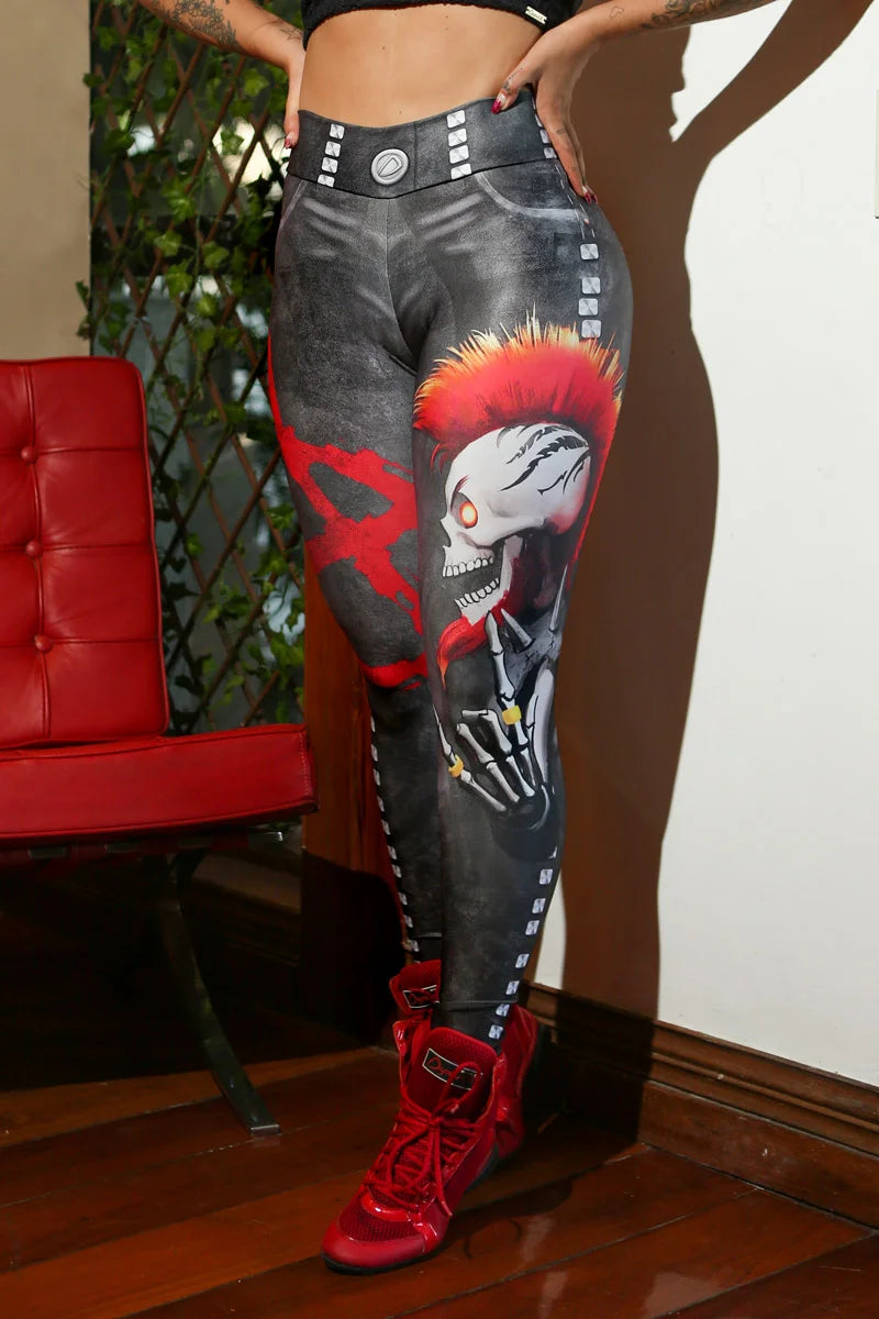 Leggins Punk Platinum