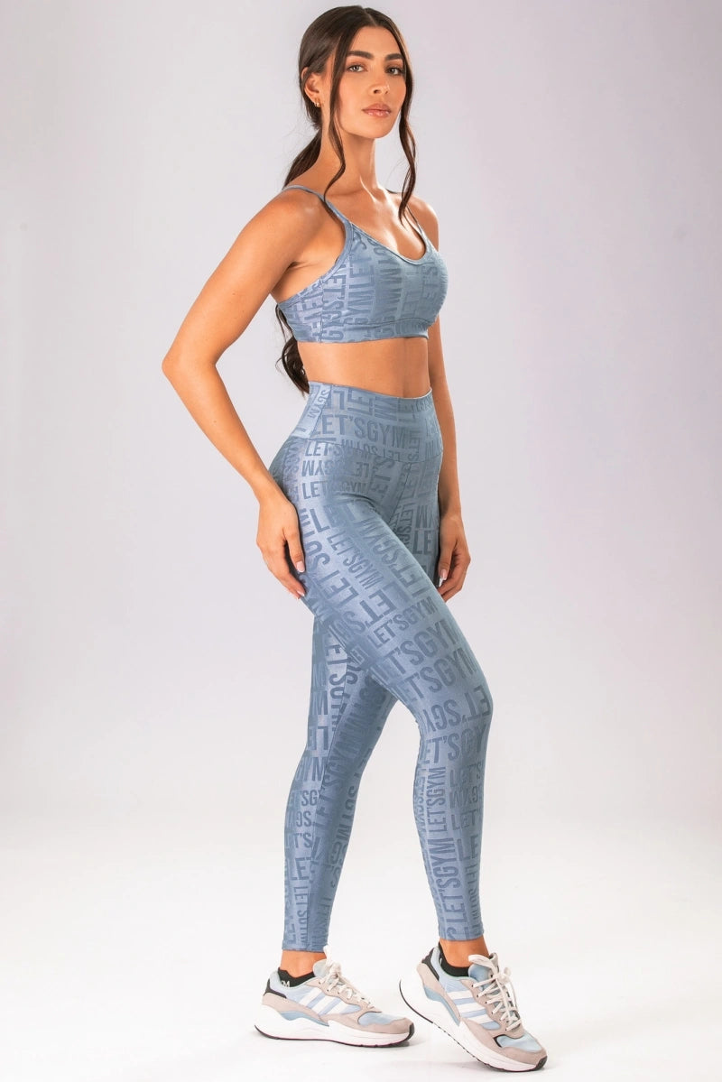Conjunto Velvet Azul Vintage