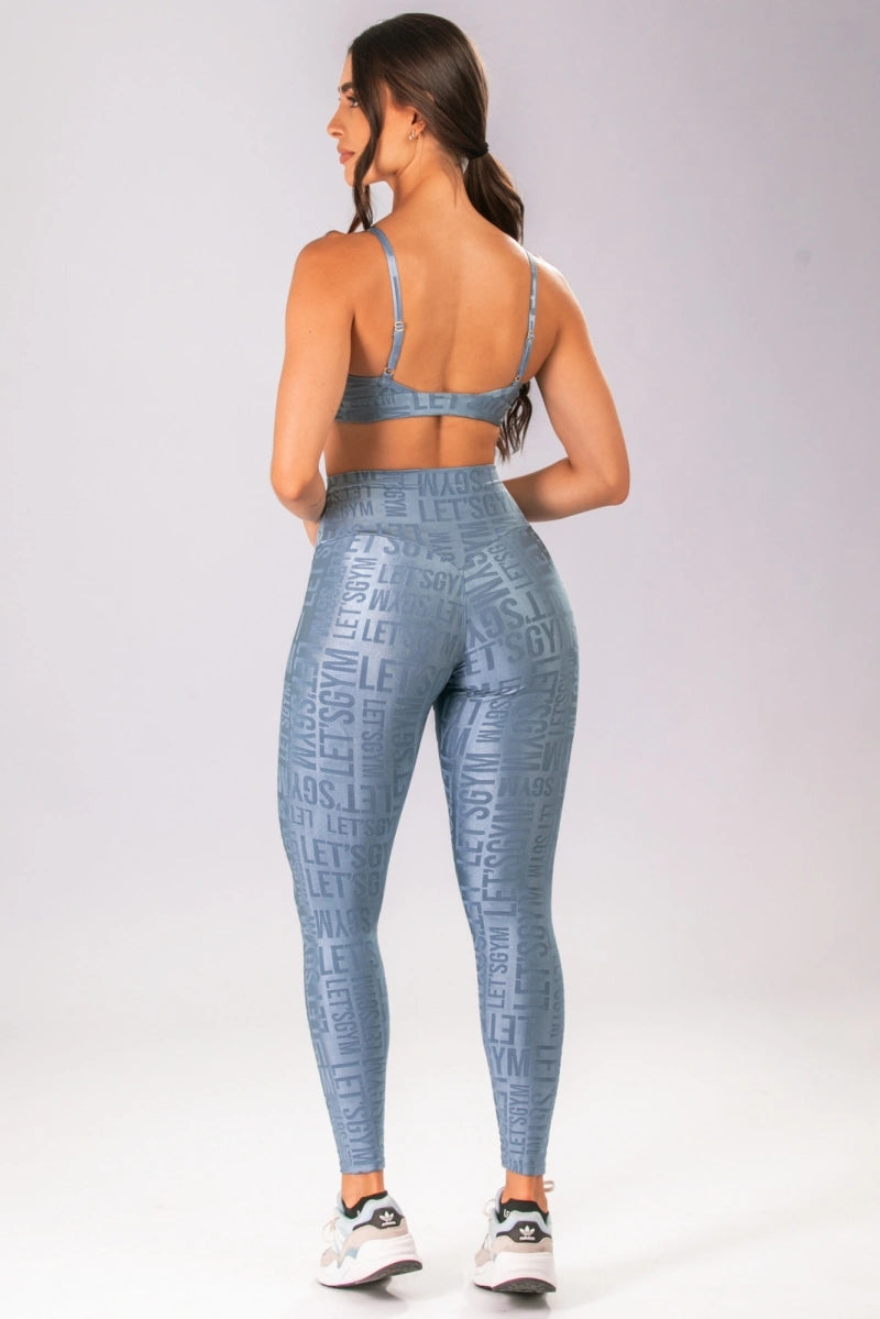 Conjunto Velvet Azul Vintage