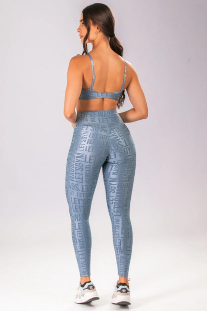 Conjunto Velvet Azul Vintage