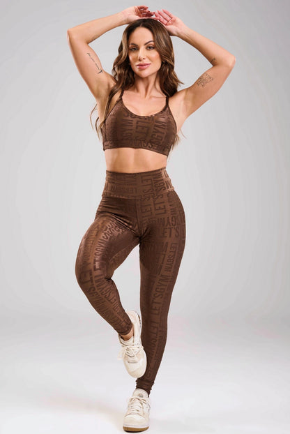 Conjunto Velvet Marrón