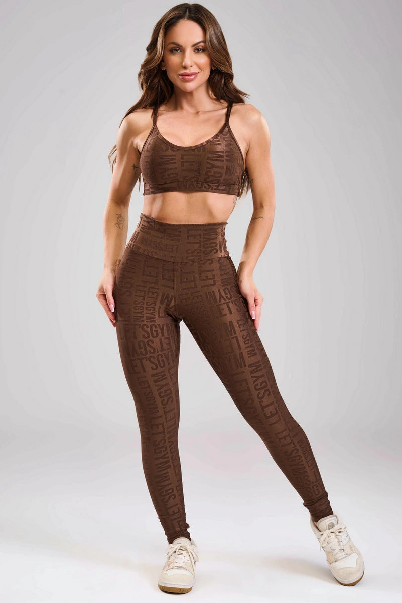 Conjunto Velvet Marrón