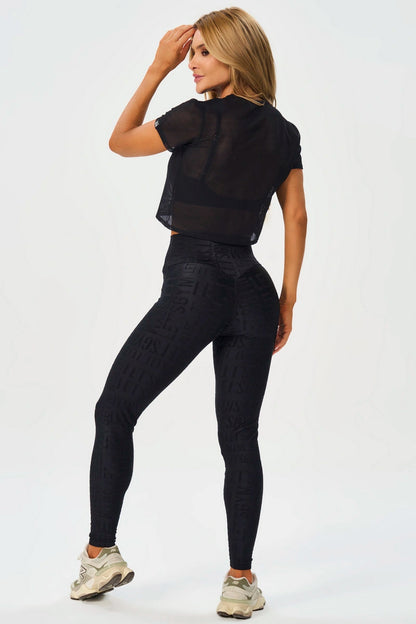Blusa Box MC Screen negra