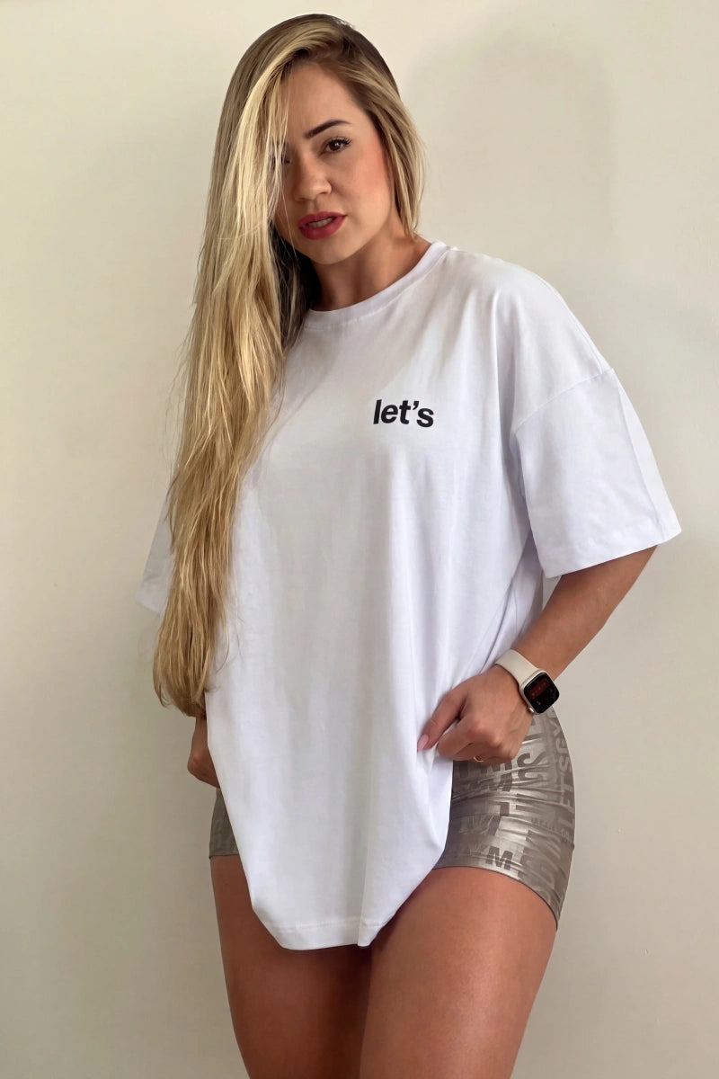 Blusa Oversize Only Limit blanca