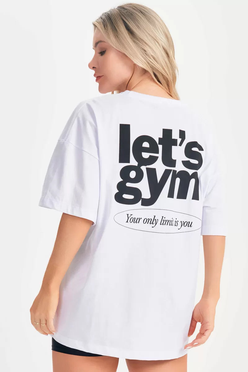Blusa Oversize Only Limit blanca