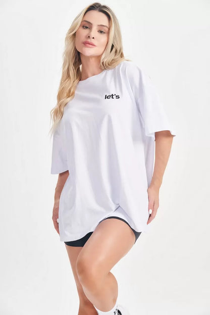 Blusa Oversize Only Limit blanca