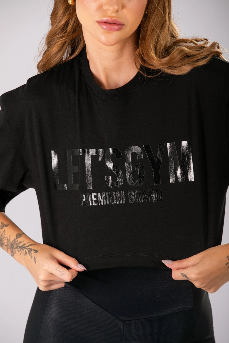 Cropped Brand Up Negro