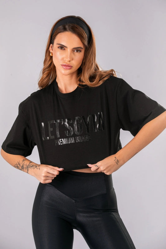 Cropped Brand Up Negro
