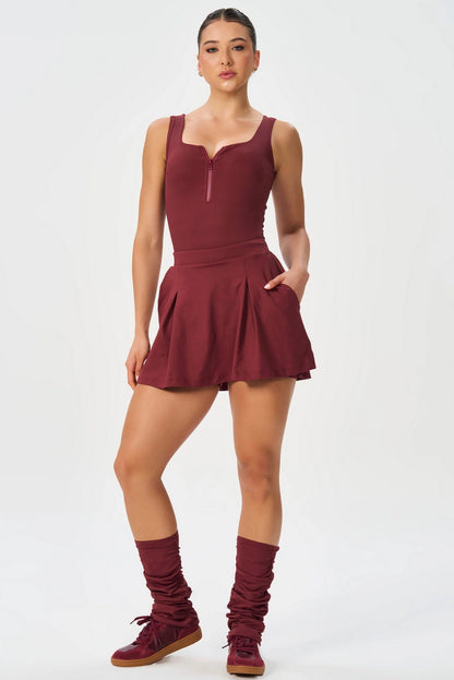 Conjunto Bold Rib Burgundy