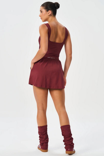 Conjunto Bold Rib Burgundy