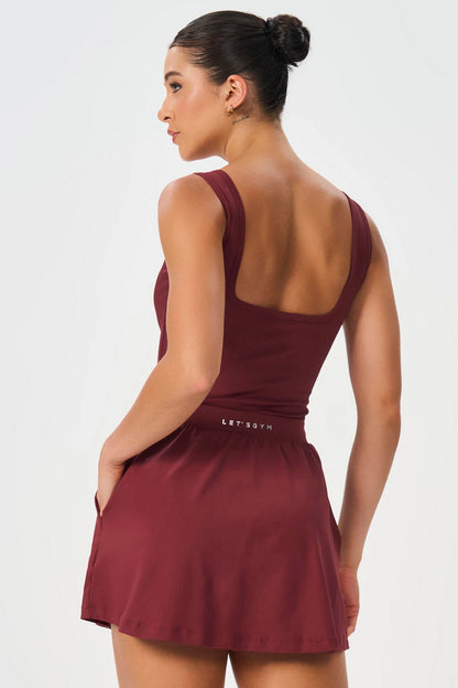Conjunto Bold Rib Burgundy
