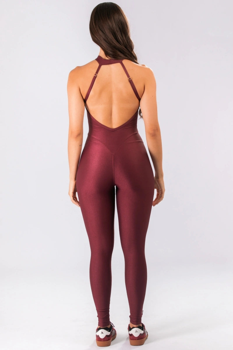 Enterizo Bright Form Burgundy