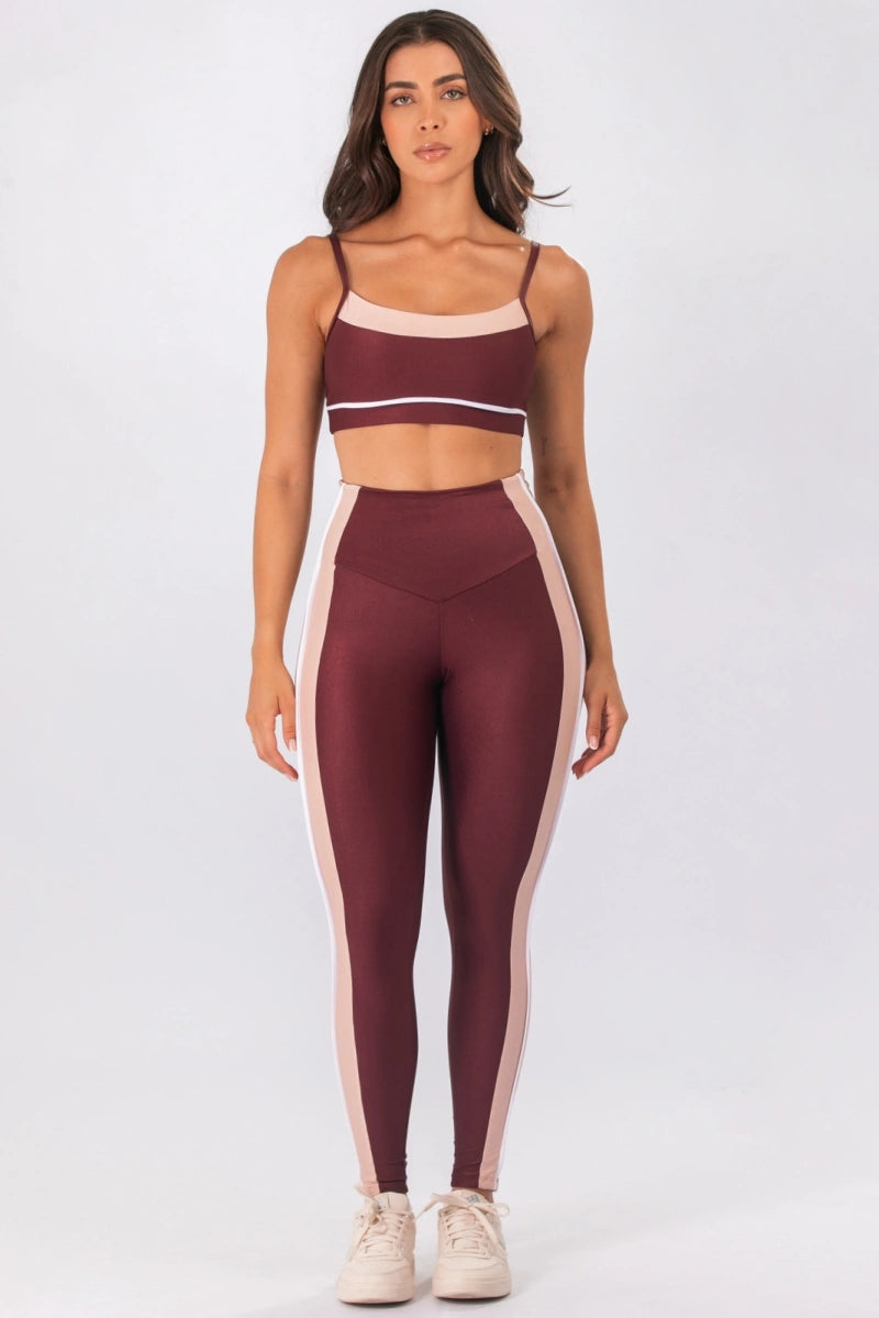 Conjunto Leeds Burgundy