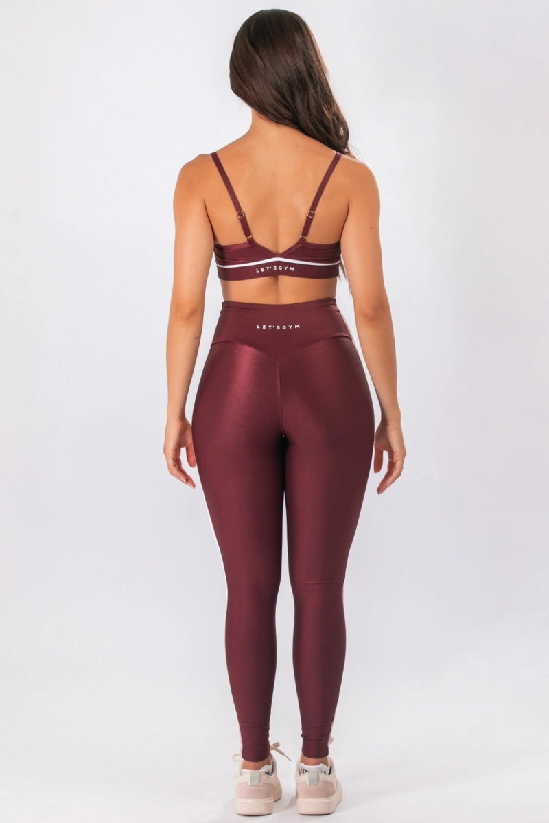Conjunto Leeds Burgundy