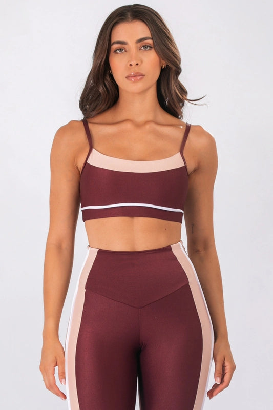 Conjunto Leeds Burgundy