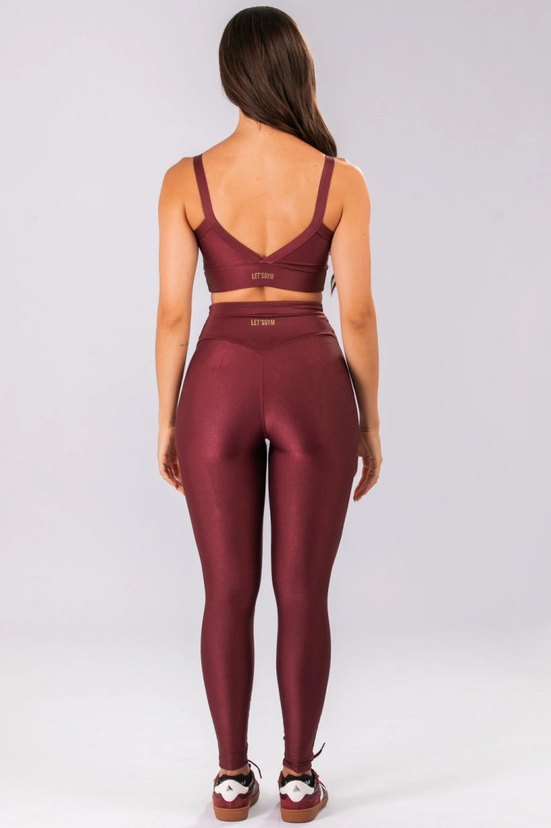 Conjunto New Bright Burgundy