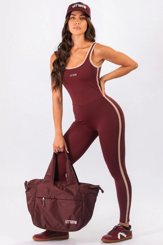 Enterizo Clean Line Burgundy