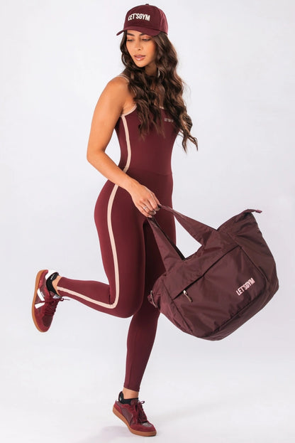 Enterizo Clean Line Burgundy