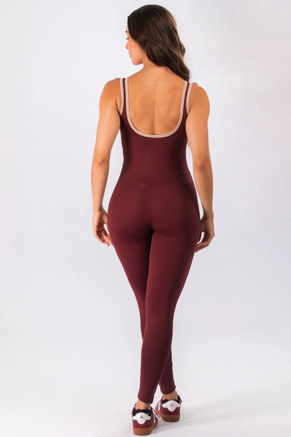 Enterizo Clean Line Burgundy