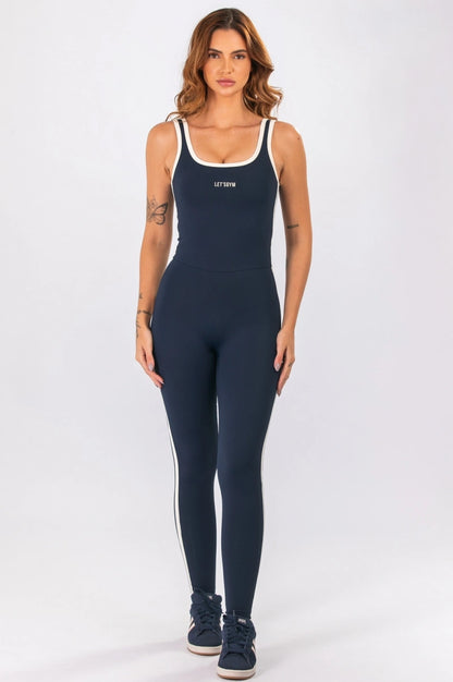 Enterizo Clean Line Azul Navy