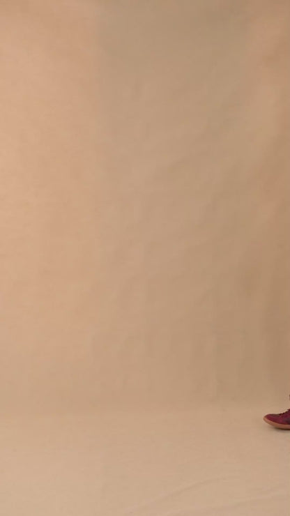 Cropped Brand Up Burgundy