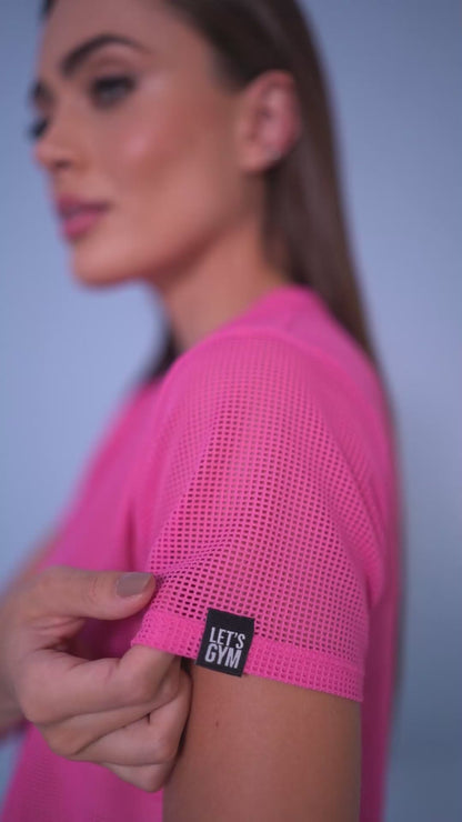 Blusa Box MC Screen pink